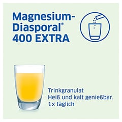 Magnesium Diasporal 400 Extra Trinkgranulat 50 Stück - Info 1