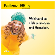 PANTHENOL 100 mg Jenapharm Tabletten 20 Stück N1 - Info 1
