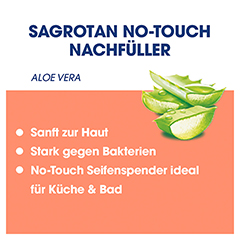 Sagrotan No-Touch Nachfüller Aloe Vera Handseife 250 Milliliter - Info 1