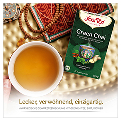 YOGI TEA Green Chai Bio Filterbeutel 17x1.8 Gramm - Info 1