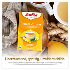 YOGI TEA Ingwer Zitrone Bio Filterbeutel 17x1.8 Gramm - Info 1