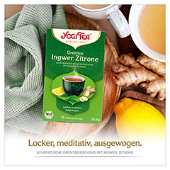 YOGI TEA Grntee Ingwer Zitrone Bio Filterbeutel 17x1.8 Gramm - Info 1