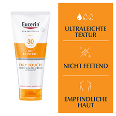 EUCERIN Sun Gel-Creme Oil Control Body LSF 30 + gratis Eucerin Oil Control Body 50 ml 200 Milliliter - Info 2