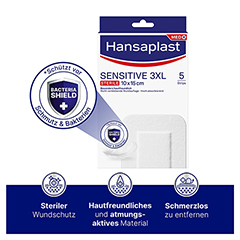HANSAPLAST Sensitive Wundverband steril 10x15 cm 5 Stck - Info 2