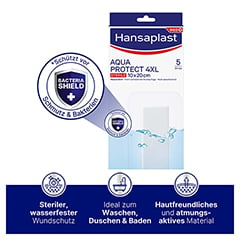 HANSAPLAST Aqua Protect Wundverb.steril 10x20 cm 5 Stck - Info 2