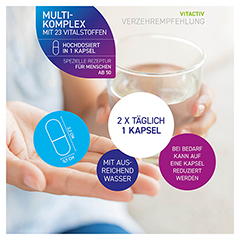 MULTI 50+ Vitamin- & Mineralstoff-Komplex Kapseln 60 Stck - Info 2