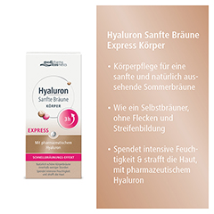 HYALURON SANFTE Brune Express Krper Creme 150 Milliliter - Info 2