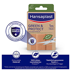 HANSAPLAST Green & Protect Pflaster 6 cmx1 m 1 Stck - Info 2