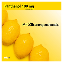 PANTHENOL 100 mg Jenapharm Tabletten 20 Stück N1 - Info 2