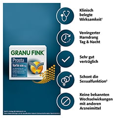 GRANU FINK Prosta forte 500mg - CASHBACK AKTION* 80 Stck - Info 3