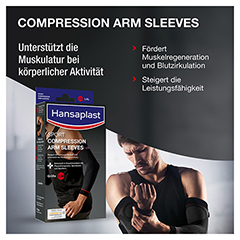 HANSAPLAST Sport Compression Arm-Sleeves Gr.M 2 Stck - Info 3