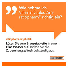 VITAMIN C PLUS Zink-ratiopharm Brausetabletten 40 Stck - Info 3