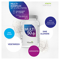 MULTI 50+ Vitamin- & Mineralstoff-Komplex Kapseln 60 Stck - Info 3