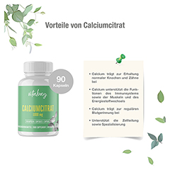CALCIUMCITRAT 1000 mg Kalzium hochdosiert Kapseln 90 Stck - Info 3