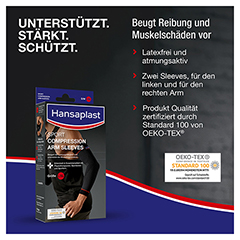 HANSAPLAST Sport Compression Arm-Sleeves Gr.L 2 Stck - Info 4