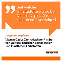 VITAMIN C PLUS Zink-ratiopharm Brausetabletten 40 Stck - Info 4