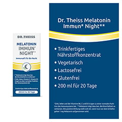 DR.THEISS Melatonin Immun Night Saft 200 Milliliter - Info 4