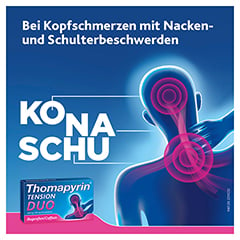 Thomapyrin TENSION DUO 12Stk.: Ibuprofen & Coffein gegen Kopfschmerzen 12 Stück - Info 6