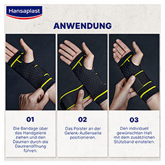 HANSAPLAST Sport Handgelenk-Bandage Gr.M 1 Stück - Info 6