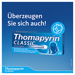 Thomapyrin CLASSIC Schmerztabletten 20 Stk.: Gegen Kopfschmerzen 20 Stück N2 - Info 6