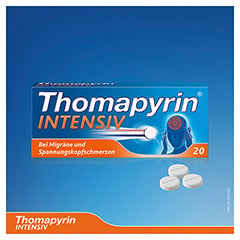 Thomapyrin INTENSIV 20stk.: Bei intensiveren Kopfschmerzen & Migräne 20 Stück N2 - Info 9