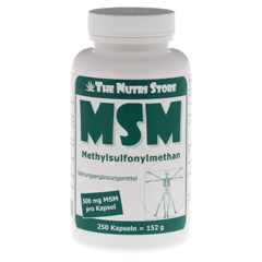 MSM 500 mg Methylsulfonylmethan Kapseln 250 Stück