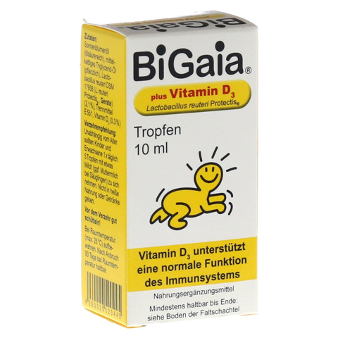 Bigaia plus Vitamin D3 Tropfen 10 Milliliter
