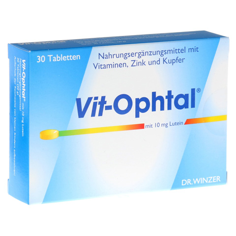 VIT OPHTAL mit 10 mg Lutein Tabletten 30 Stück