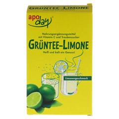 APODAY Limone Vitamin C+Grntee-Extrakt Pulver 10x10 Gramm - Vorderseite