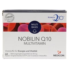 NOBILIN Q10 Multivitamin Kapseln 60 Stck - Vorderseite