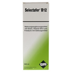 SELECTAFER B12 Liquidum 500 Milliliter - Vorderseite