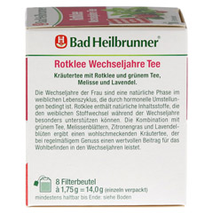 BAD HEILBRUNNER Rotklee Wechseljahre Tee Fbtl. 8 Stck - Rechte Seite