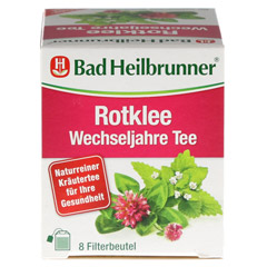 BAD HEILBRUNNER Rotklee Wechseljahre Tee Fbtl. 8 Stck - Oberseite