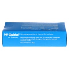 VIT OPHTAL mit 10 mg Lutein Tabletten 30 Stück - Oberseite