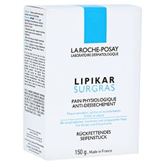 La Roche-Posay Lipikar Surgras Seifenstück Duschen und Waschen 150 Gramm