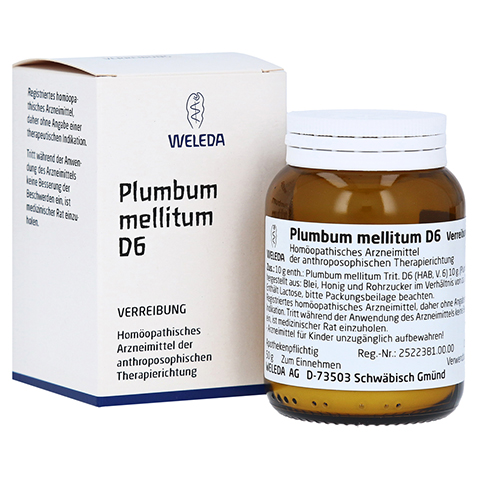 PLUMBUM MELLITUM D 6 Trituration 50 Gramm N2