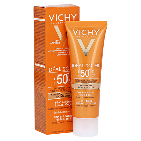 Vichy Ideal Soleil Anti-Pigmentflecken Sonnenpflege fr das Gesicht LSF 50+ 50 Milliliter