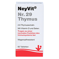 NEYVIT Nr.29 Thymus magensaftresistente Tabletten 60 Stck - Vorderseite