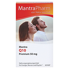 MANTRA Q10 Premium 50 mg Kapseln 60 Stck - Vorderseite