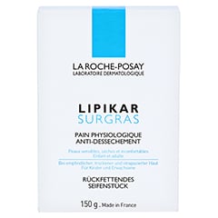 La Roche-Posay Lipikar Surgras Seifenstück Duschen und Waschen 150 Gramm - Vorderseite