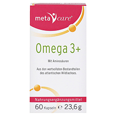 META CARE Omega-3+ Kapseln 60 Stck - Vorderseite
