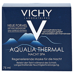 Vichy Aqualia Thermal Nacht Spa 75 Milliliter - Vorderseite