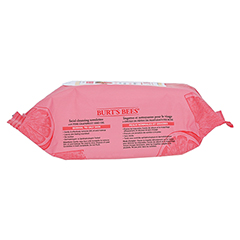 BURT'S BEES Facial Cleansing Towelettes Pink Grapefruit 30 Stck - Rechte Seite