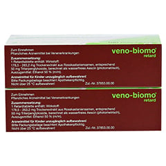 Veno-biomo retard 200 Stck - Unterseite