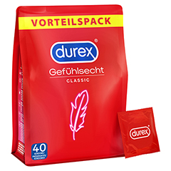 DUREX Gefühlsecht hauchzarte Kondome 40 Stück