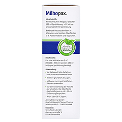 MILBOPAX Milbenspray Sprühlösung 100 Milliliter - Rechte Seite