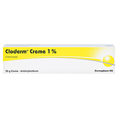 Cloderm Creme 1% 50 Gramm N2 - Vorderseite