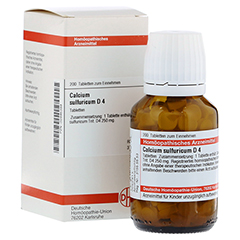 CALCIUM SULFURICUM D 4 Tabletten 200 Stck N2