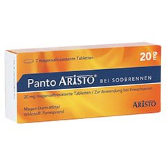 Panto Aristo bei Sodbrennen 20mg 7 Stück