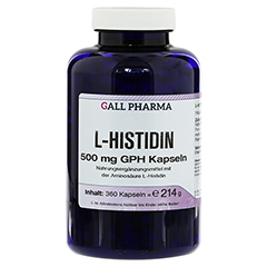 L-HISTIDIN 500 mg GPH Kapseln 360 Stck